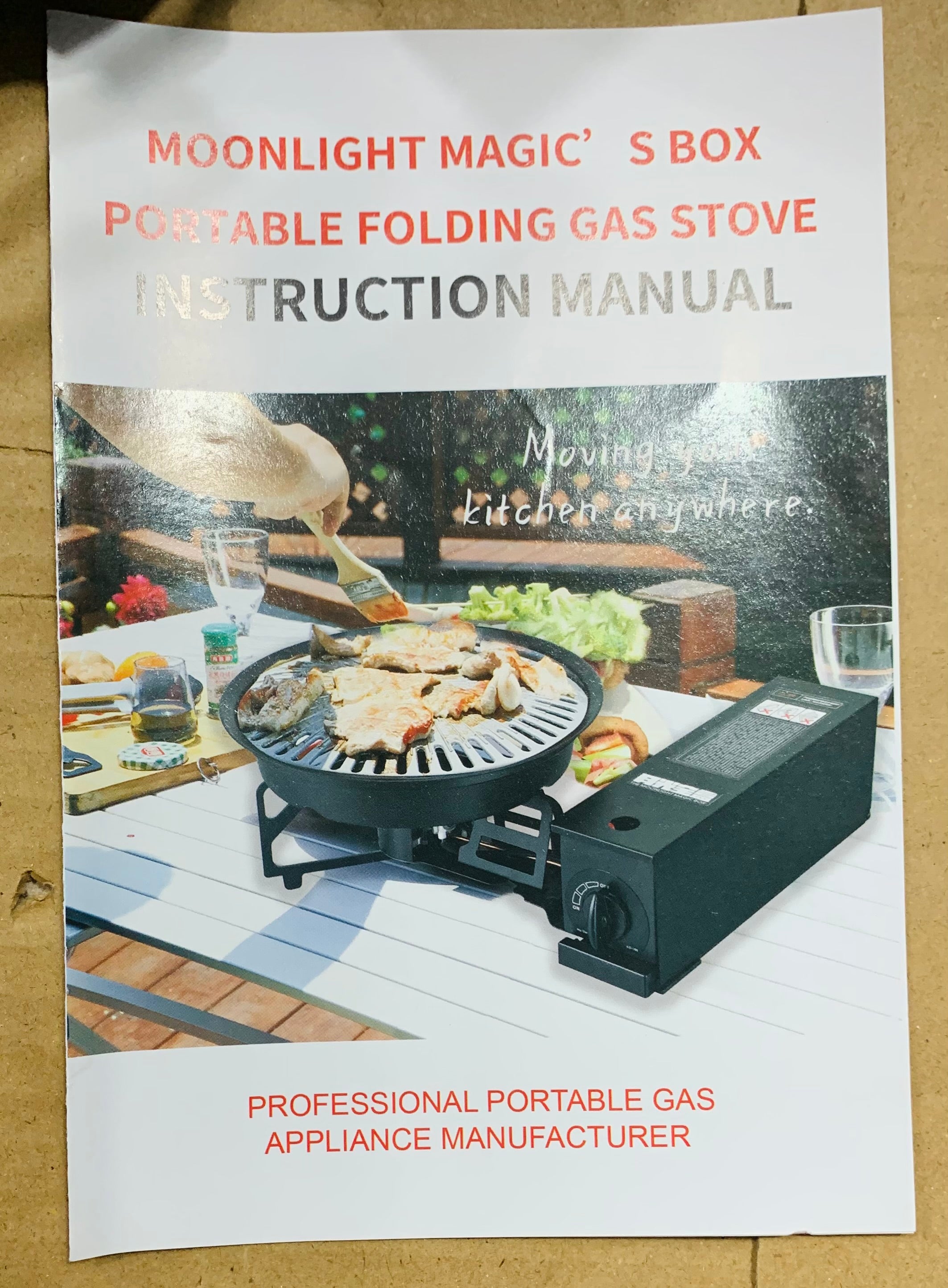 Portable folding Gas stove