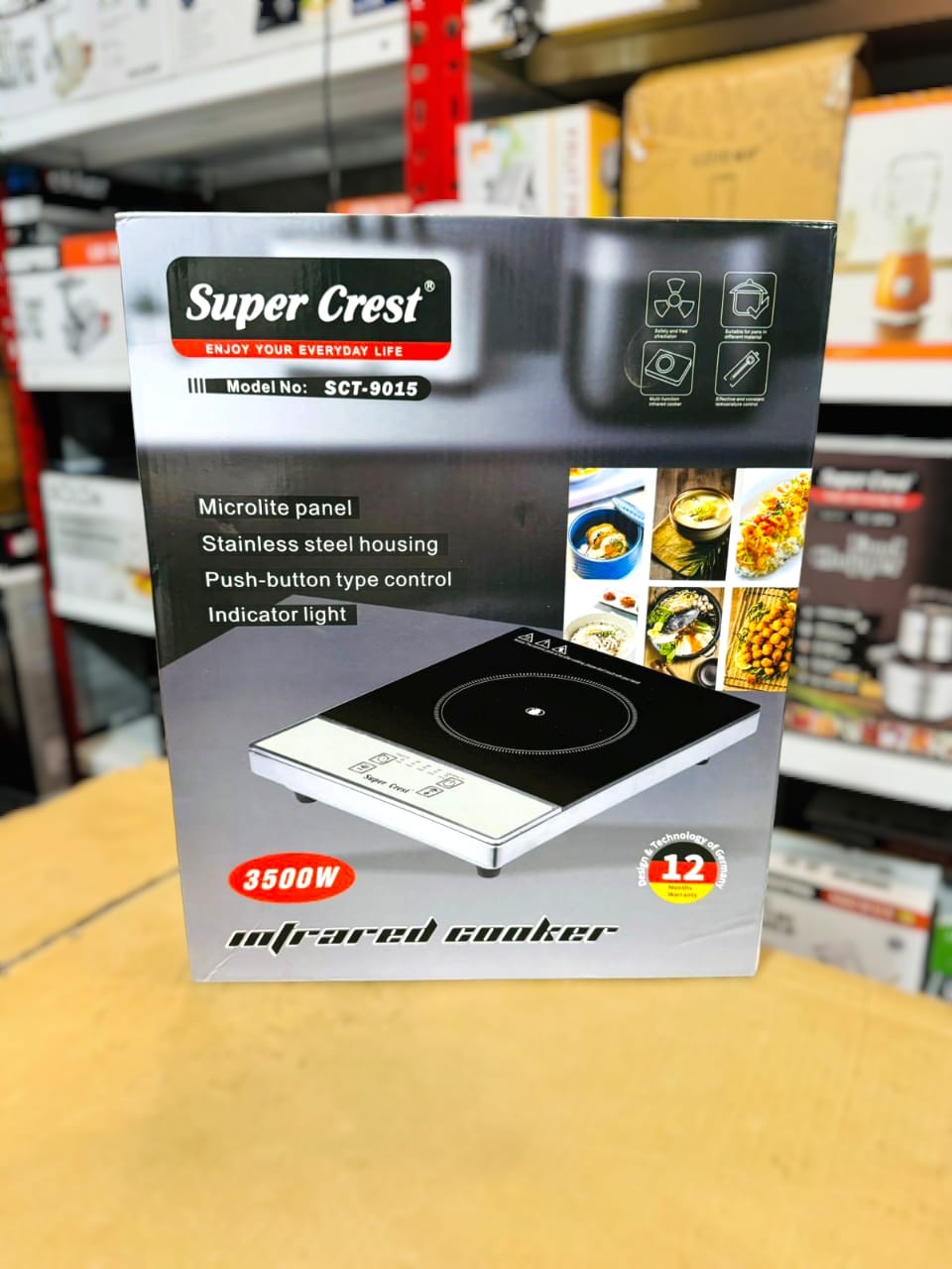 Super Crest Infrared Hot Plate SCT-9015