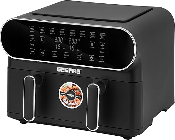 Geepas 11L Digital Air Fryer 1700W-37532