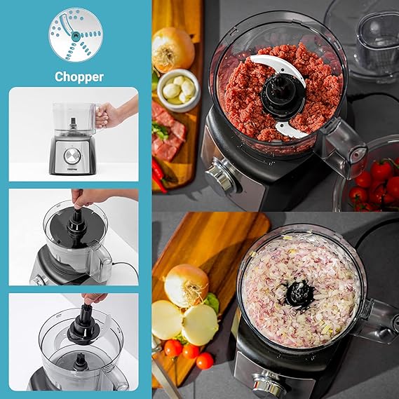 Geepas 1200W Chopper/ Food Processor-42011