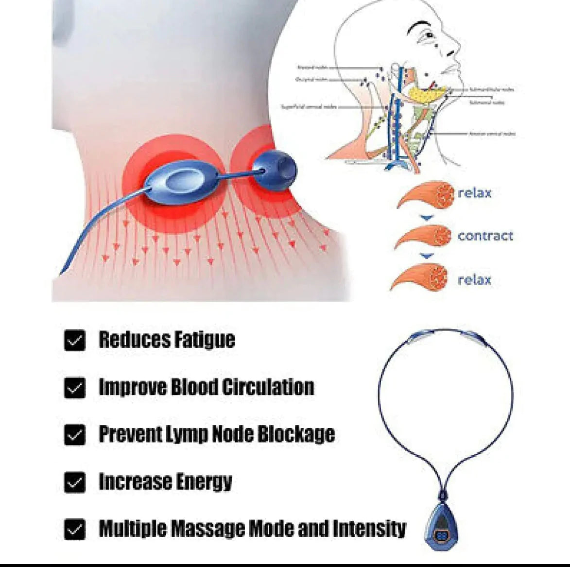 Low-Frequency Neck Massager