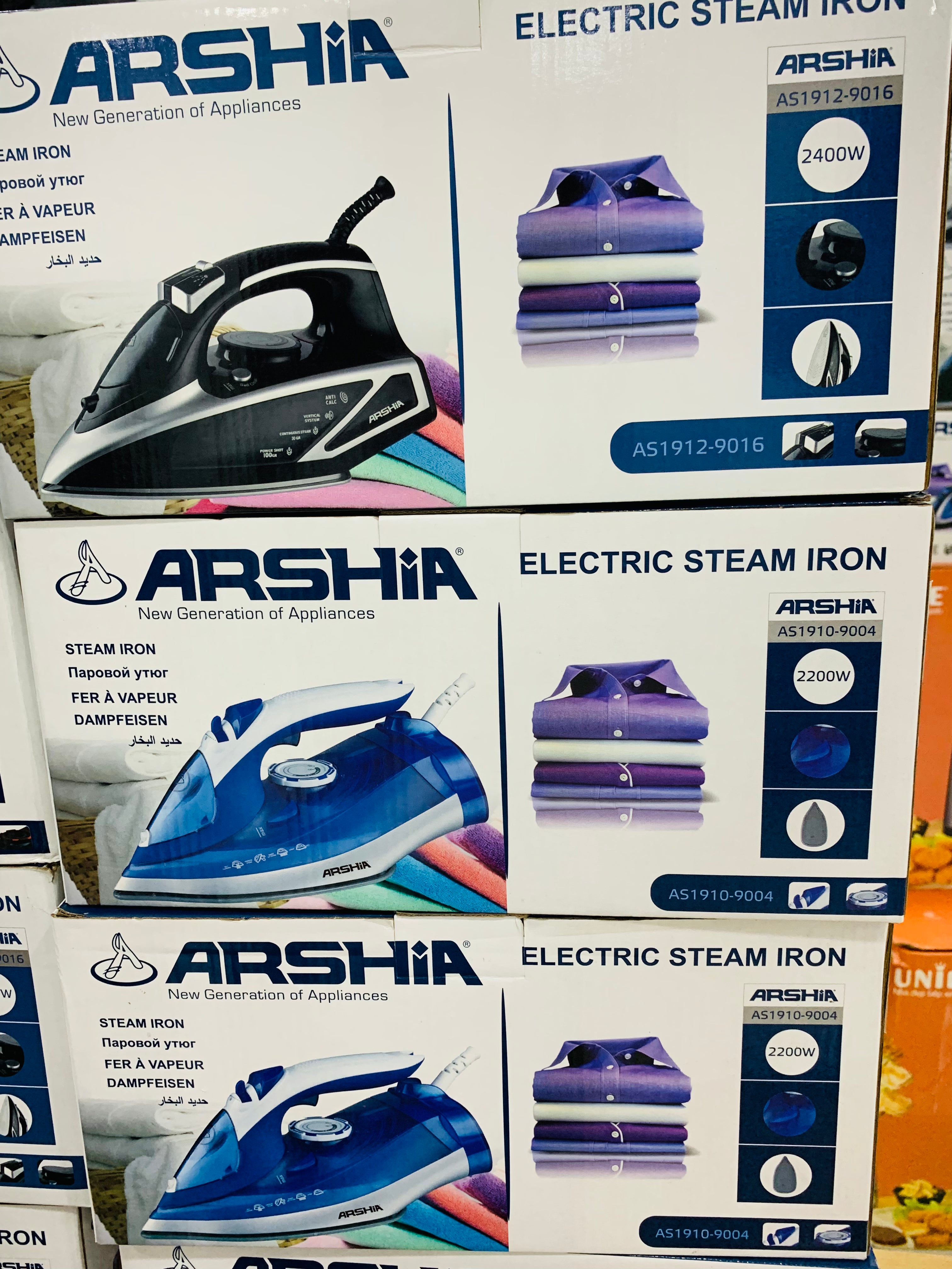 Arshia Electric steam iron Model AS1910-9004