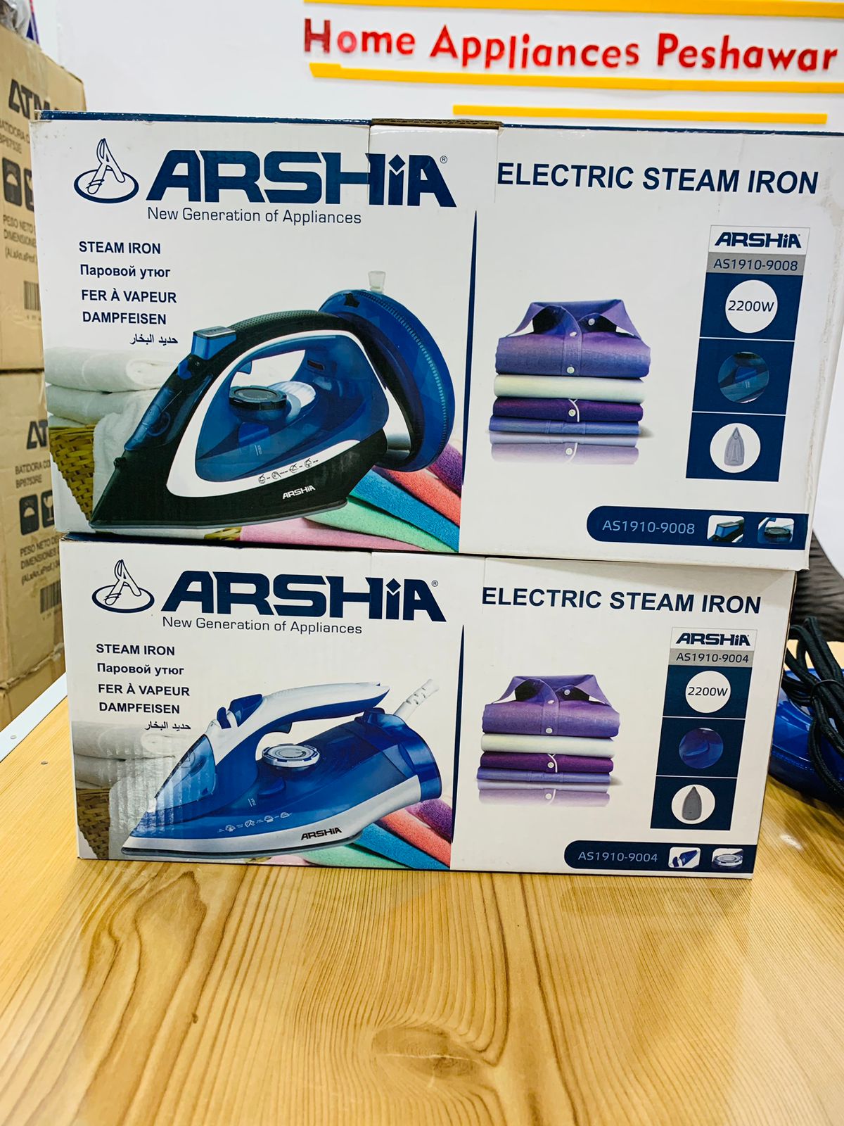 Arshia Brand Steam Iron Model AS 1910-9008