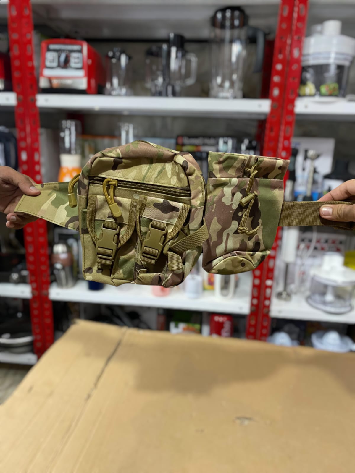 Imported Waist Bag with Bottle Space