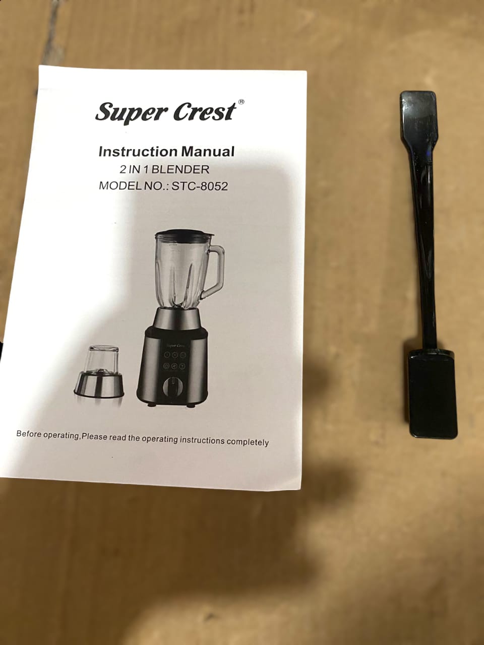 SUPER CREST 2 in 1 Digital Blender 600W SCT-8052