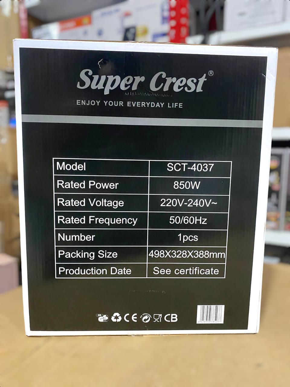 SUPER CREST 2 in 1 Coffee Machine 850W SCT-4037