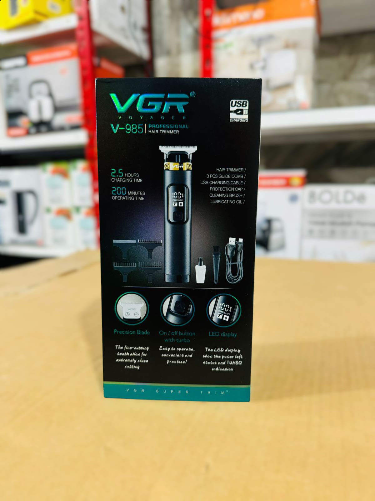 VGR Professional Hair Trimmer V-985