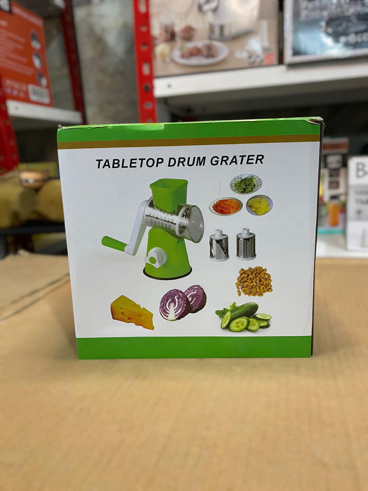 TABLETOP DRUM GRATER (Weak Quality)