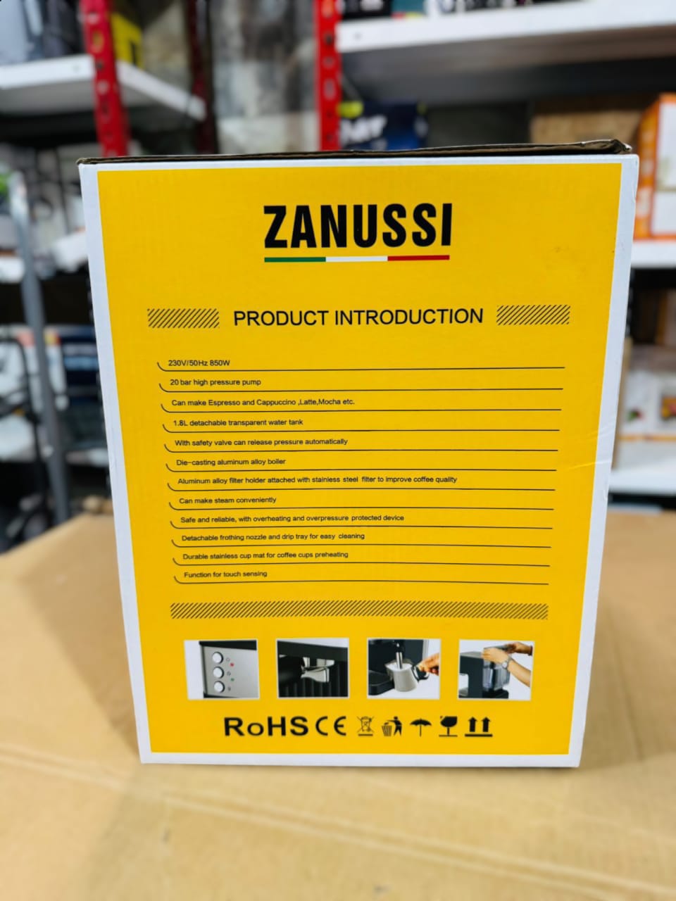 Zanussi Espresso Coffee Machine 850W