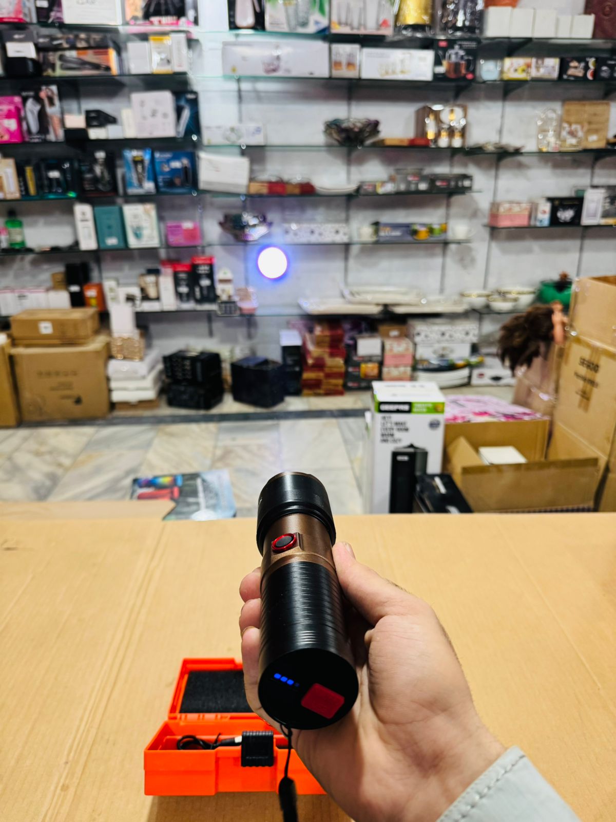 Coba 2000M LED Flashlight