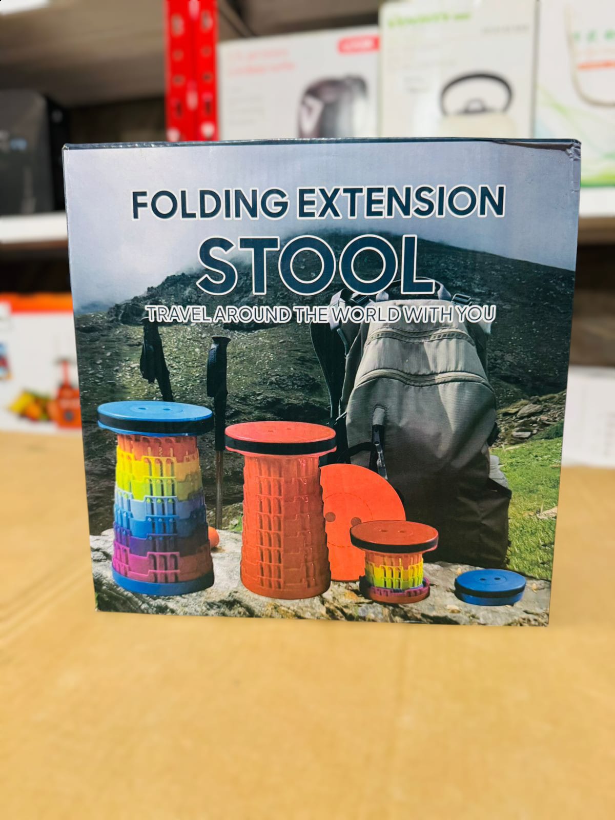 Folding Extension Stool