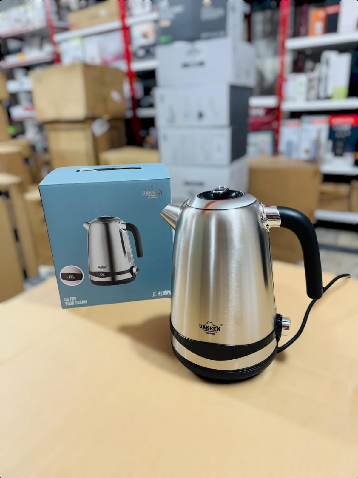 Uakeen Germany Digital 2L Electric Kettle ZL-018