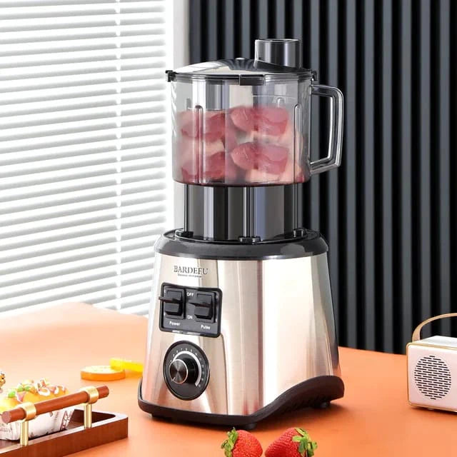 BARDEFU 8500w 3 in 1 Stainless Steel Portable Juicer Blende