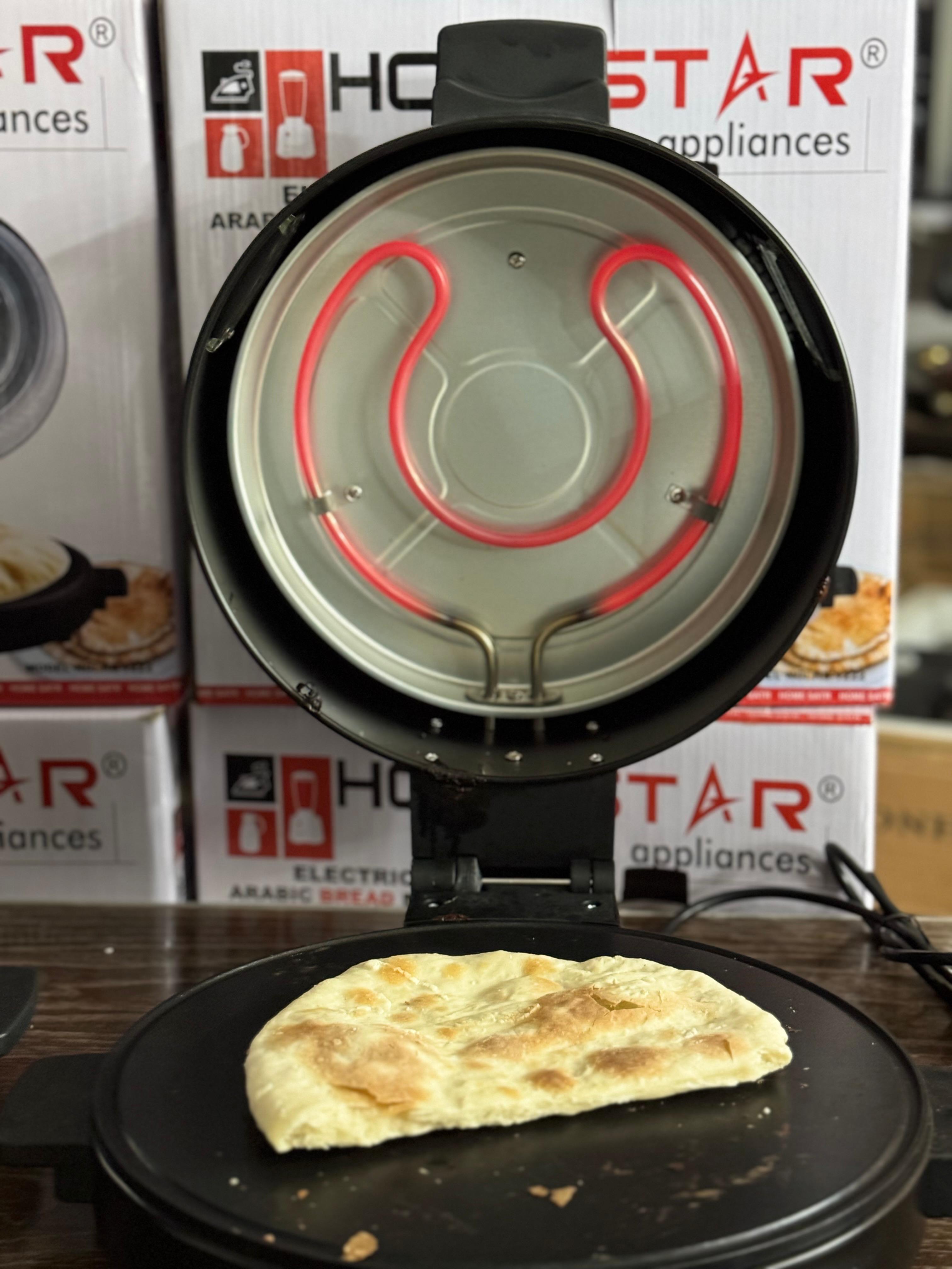 Arabic Roti Maker & pizza 🍕 With Adjustable Temperature Knob, Supports Pizza & Pancake, Ck2450