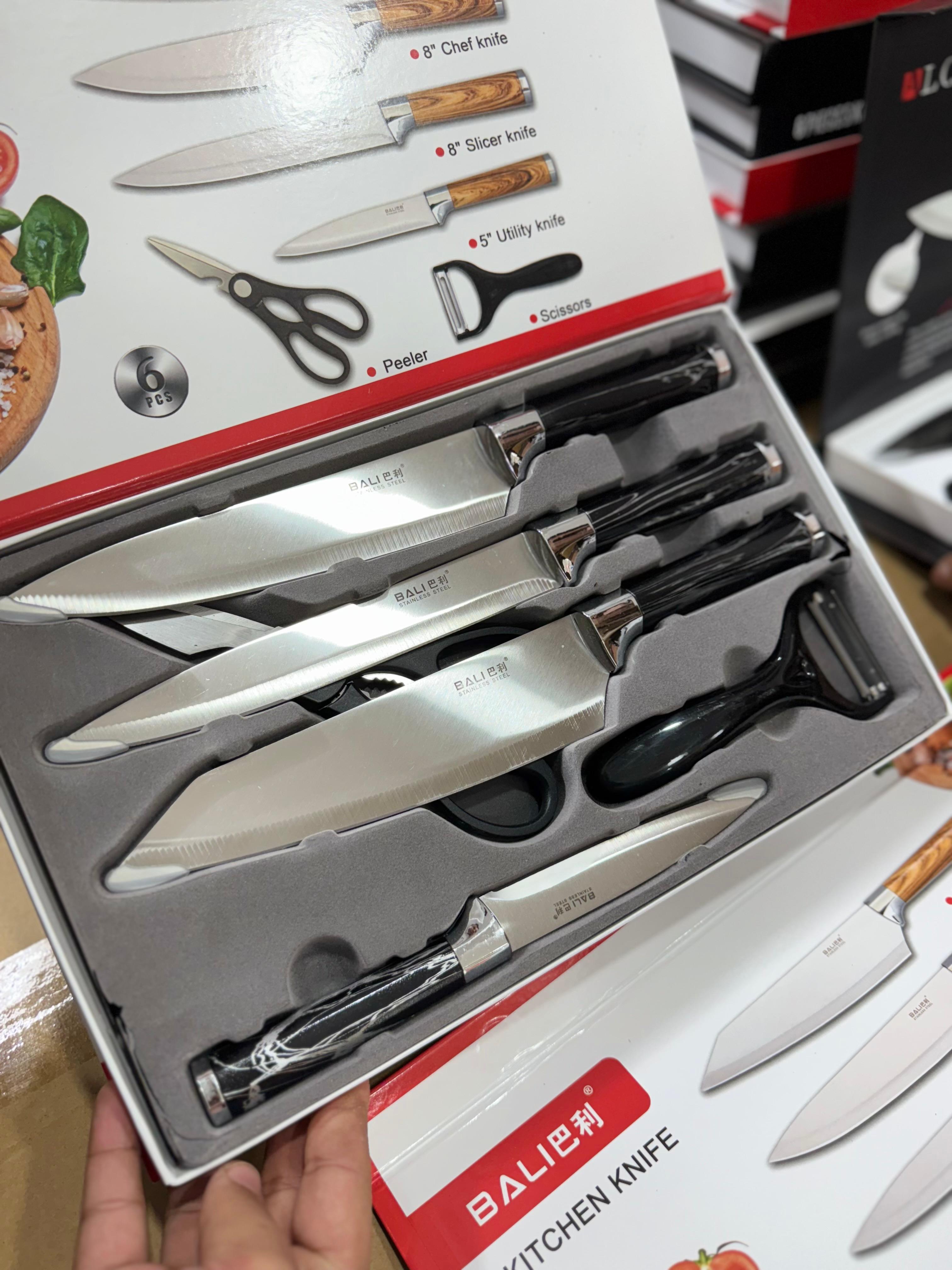 Zepter 6 Pieces Sharp Knives Set